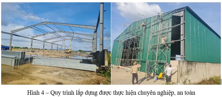 Lắp dựng nhà thép tiền chế