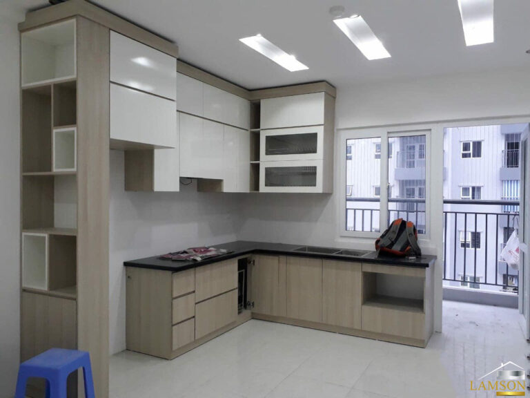 Tủ bếp gỗ công nghiệp giá rẻ tại Nha Trang