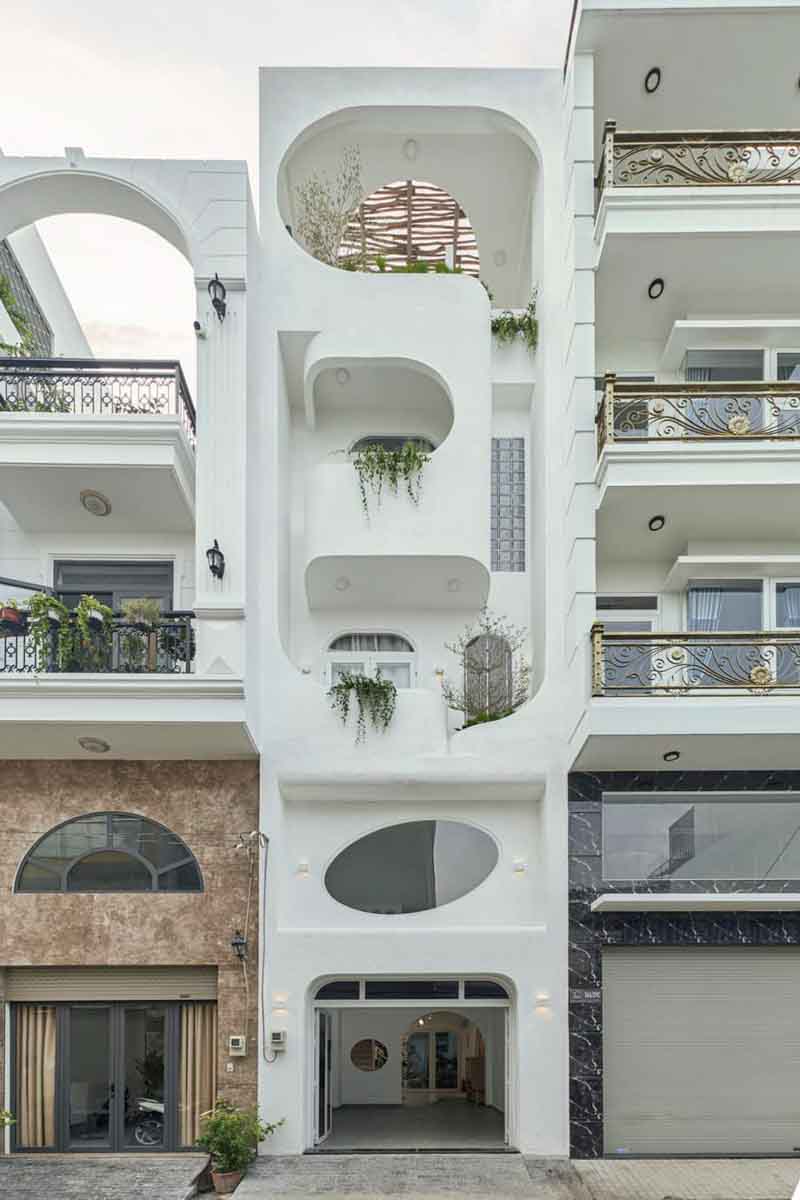 mẫu nhà phố 3 tầng Nha Trang