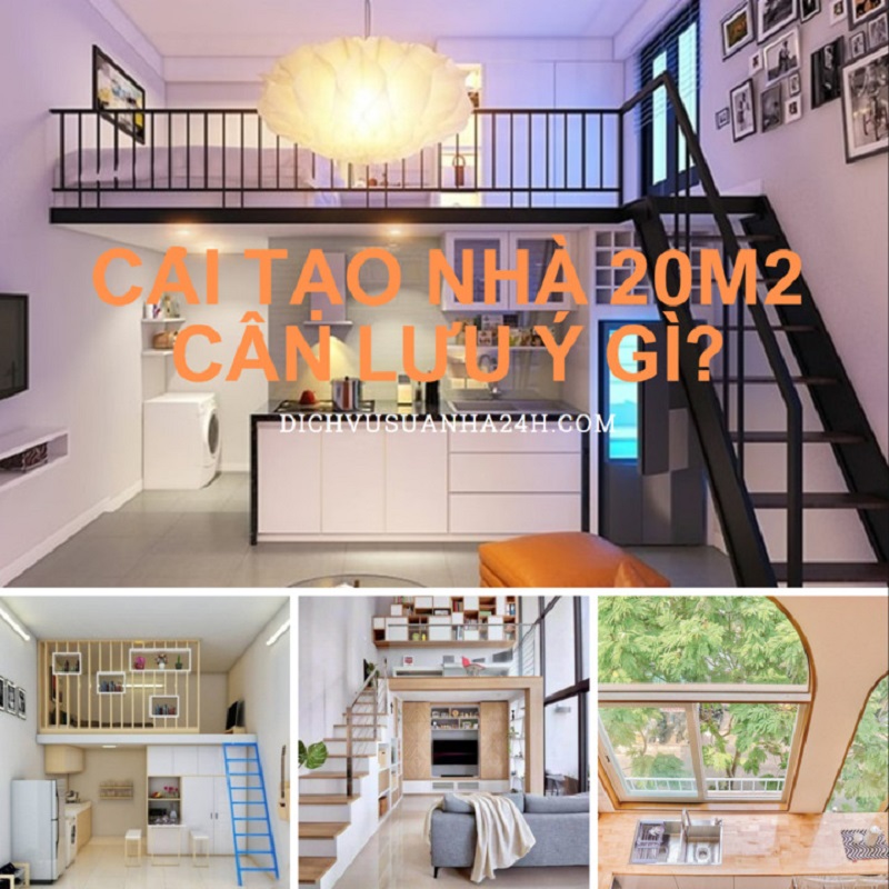 Cải tạo nhà 20m2 - Bí quyết tối ưu không gian