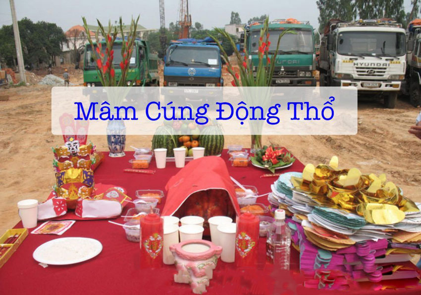 Hướng dẫn chuẩn bị - Lễ vật cúng động thổ xây nhà đơn giản