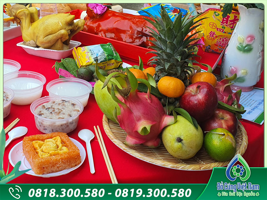 Hướng dẫn chuẩn bị - Lễ vật cúng động thổ xây nhà đơn giản