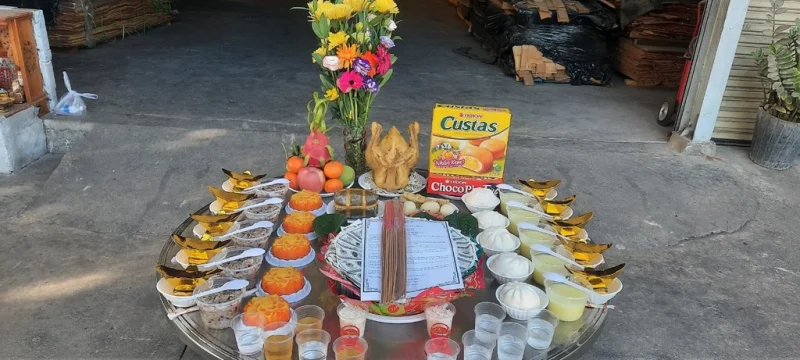 Hướng dẫn chuẩn bị - Lễ vật cúng động thổ xây nhà đơn giản