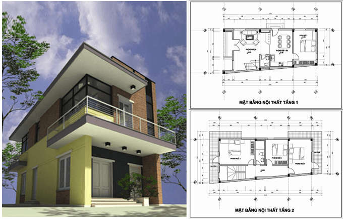 Xây Nhà 2 Tầng 100m2 – Hướng Dẫn Chi Phí Và Lời Khuyên