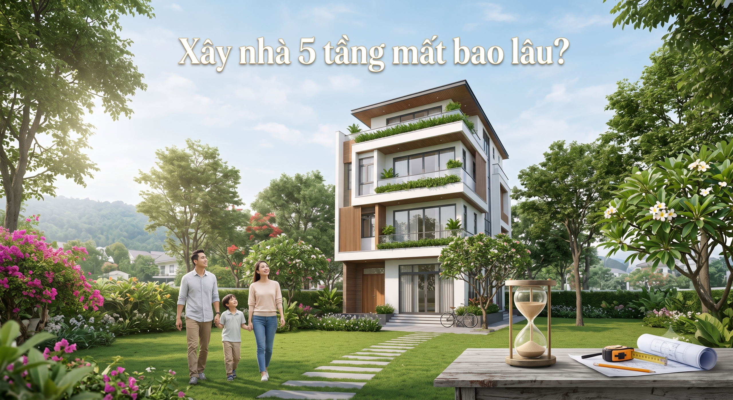 Xây Nhà 5 Tầng Mất Bao Lâu? Giải Đáp Chi Tiết Cùng Chuyên Gia Kiến Trúc