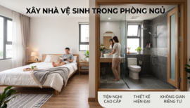 Có Nên Xây Nhà Vệ Sinh Trong Phòng Khép Kín? Ưu Nhược Điểm Và Nguyên Tắc Thiết Kế Chi Tiết