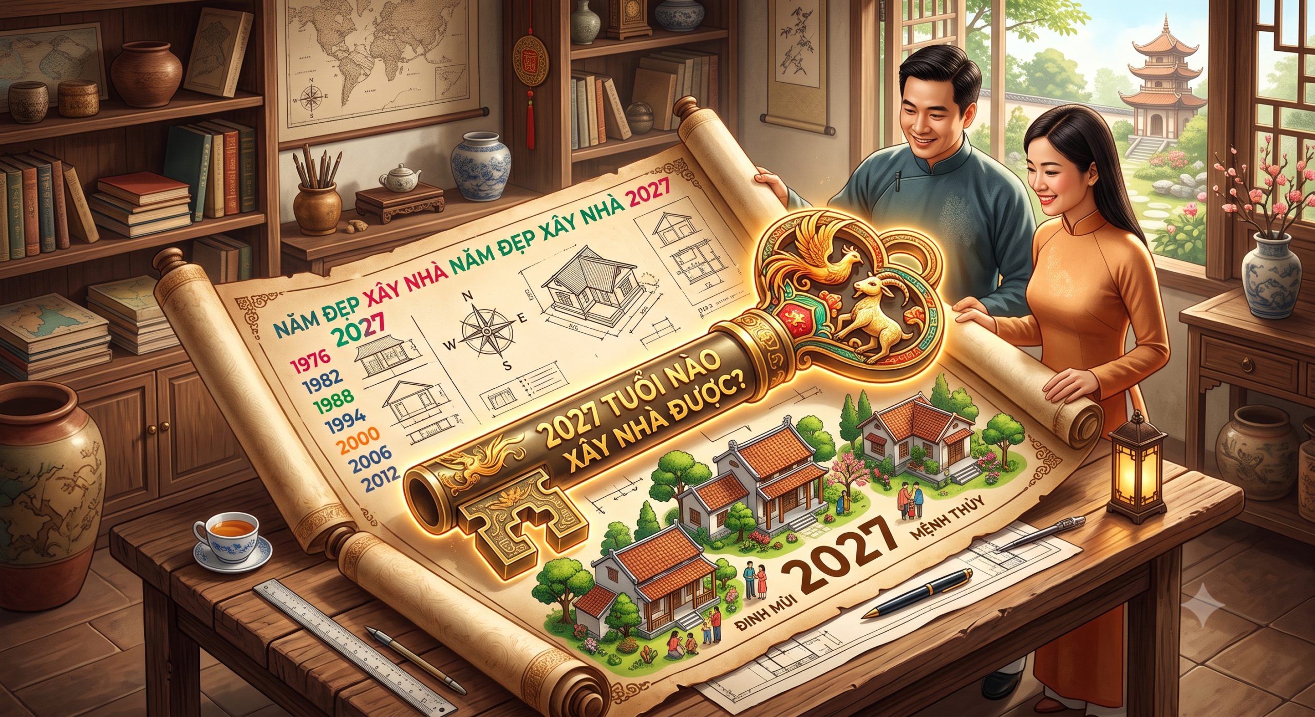 2027 Tuổi Nào Xây Nhà Được? Danh Sách Tuổi Đẹp Lấy May Mắn, Tài Lộc