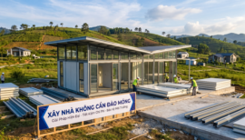 Xây Nhà Không Cần Đào Móng: Giải Pháp Hiện Đại, Tiết Kiệm Chi Phí Cho Mọi Công Trình